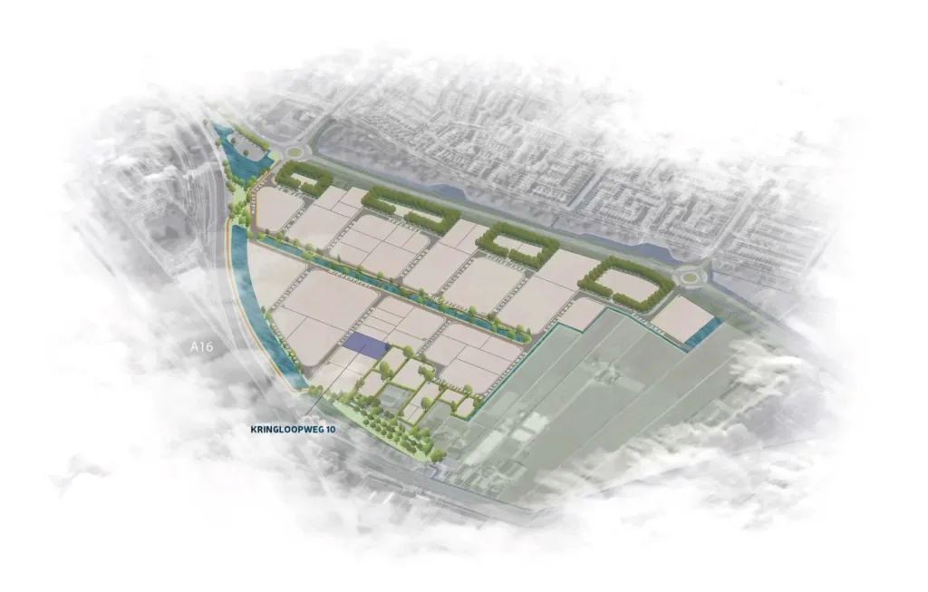 Kringloopweg 10 Bedrijfspand plattegrond