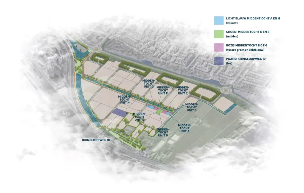 Plattegrond locaties Ambachtsezoom